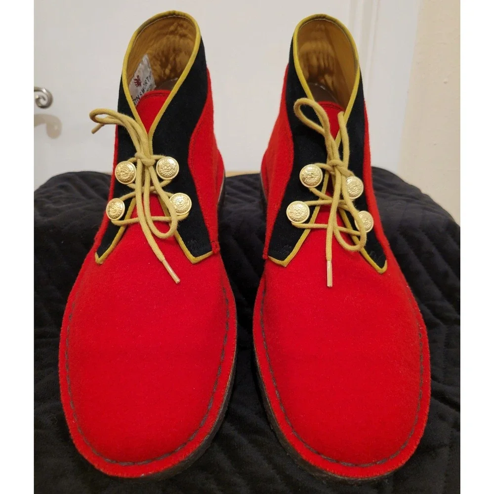Clarks Mens 10.5 Hainsworth Wool Desert Boots The Beatles Inspired Sgt.‎ Pepper